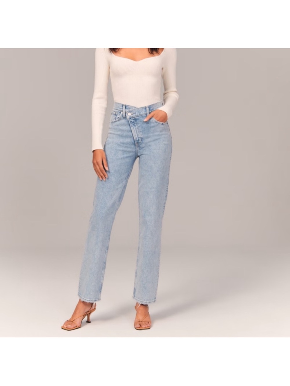 A&F The 90’s Straight Ultra High Rise 30/10S